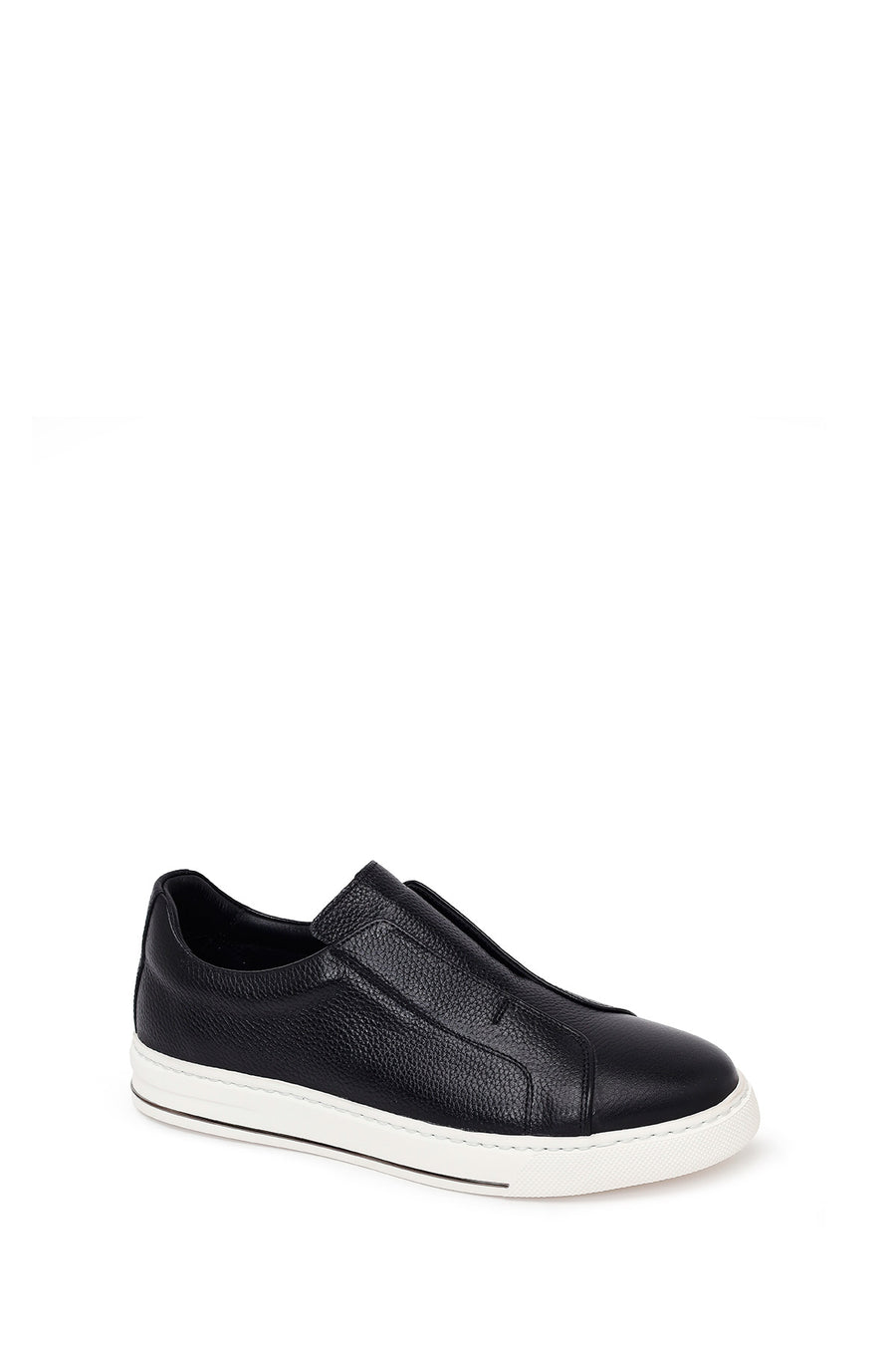 Male Black Leather Casual Shoes
