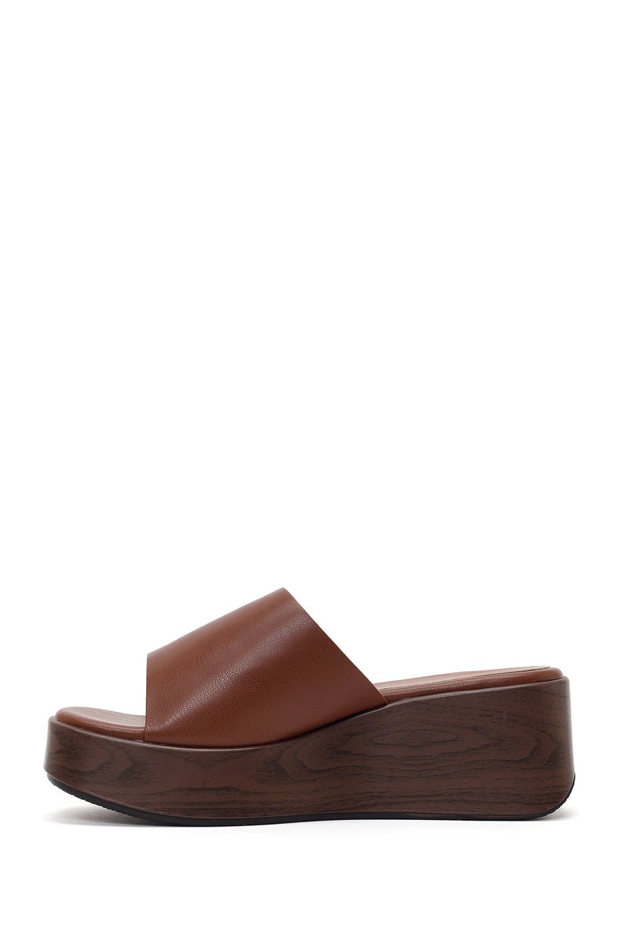 Women's Brown Platform Heel Sandals