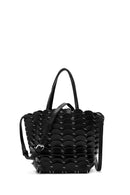 Women's Black Faux Leather Handbag | Derimod