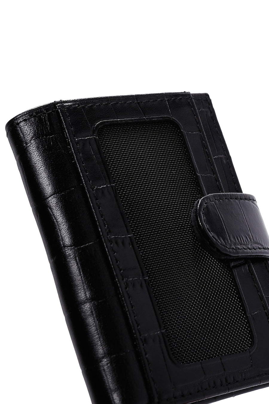 Men's Black Leather Card Holder