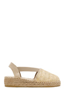 Women's Beige Fabric Sandals | Derimod