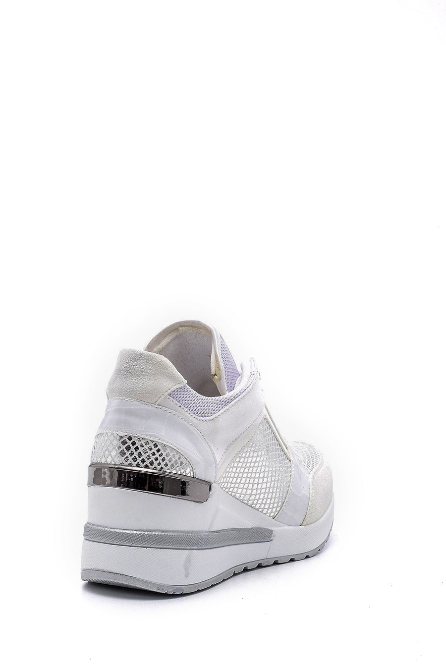 Kadın Yılan Derisi Detaylı Sneaker