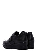 Women's Black Strappy Leather Comfort Shoes | Derimod