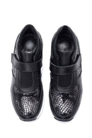Women's Leather Snake Pattern Shoes | Derimod