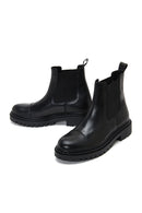 Men's Black Leather Casual Chelsea Boots | Derimod