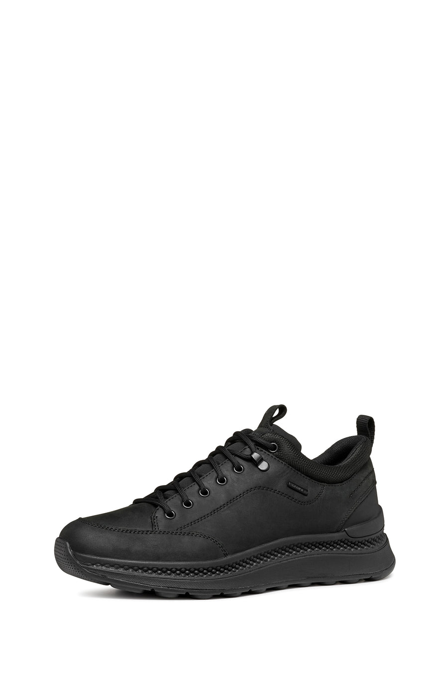 Geox Erkek Siyah Spherica Actif X2 Abx Bağcıklı Waterproof Deri Sneaker