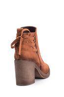 Women's Suede Heeled Boots | Derimod