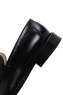 Men's Black Leather Classic Loafer | Derimod