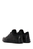 Men's Black Lace-Up Leather Casual Sneaker | Derimod