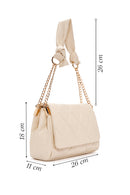 Women's Cream Quilted Shoulder Bag | Derimod