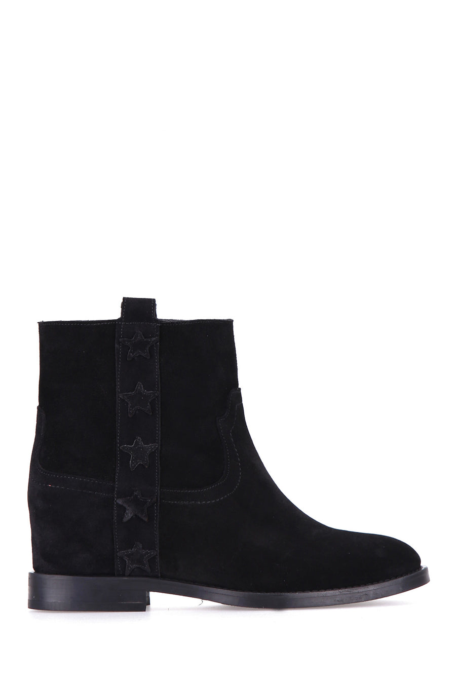 Wedge Heeled Women's Suede Boots 18WFD280910 | Derimod