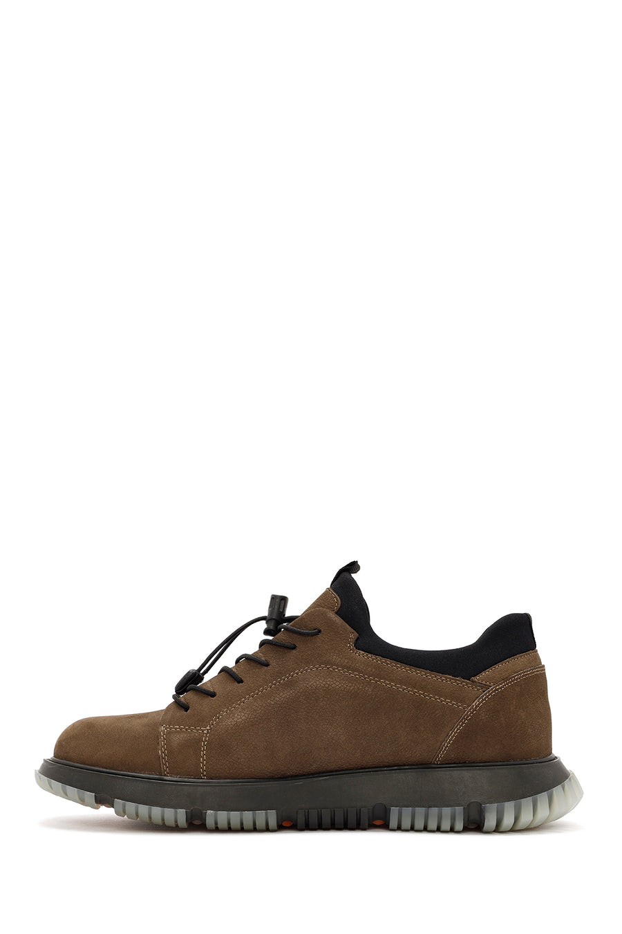 Men's Mink Lace-Up Nubuck Leather Casual Shoes