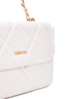 Women's White Long Strap Quilted Shoulder Bag | Derimod