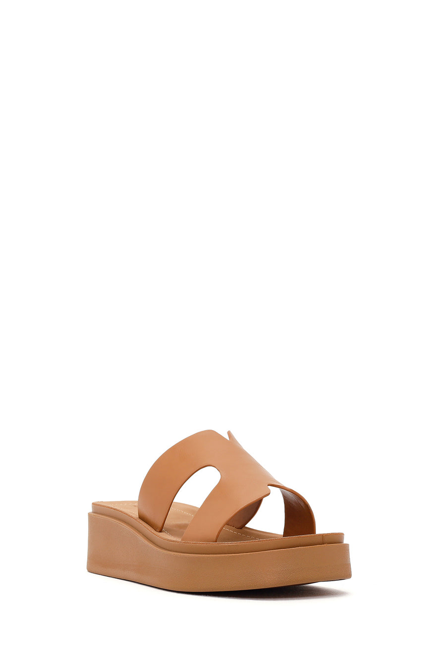 Women's Camel Chunky Sole Slippers