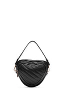 Women's Black Long Strap Printed Shoulder Bag | Derimod