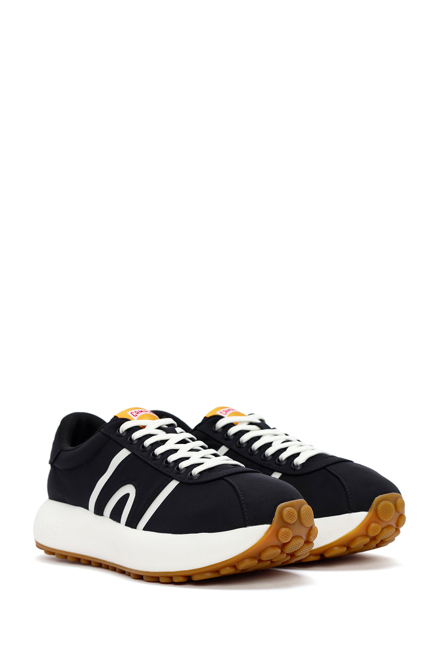Camper Men's Black Pelotas Athens Lace-Up Fabric Sneakers