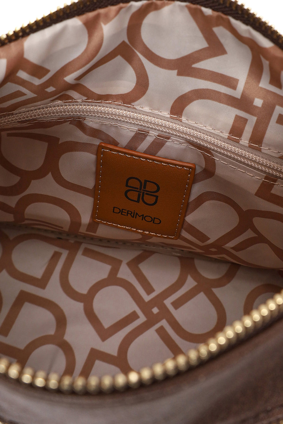 Woman Brown Crossbody Bag with Long Strap