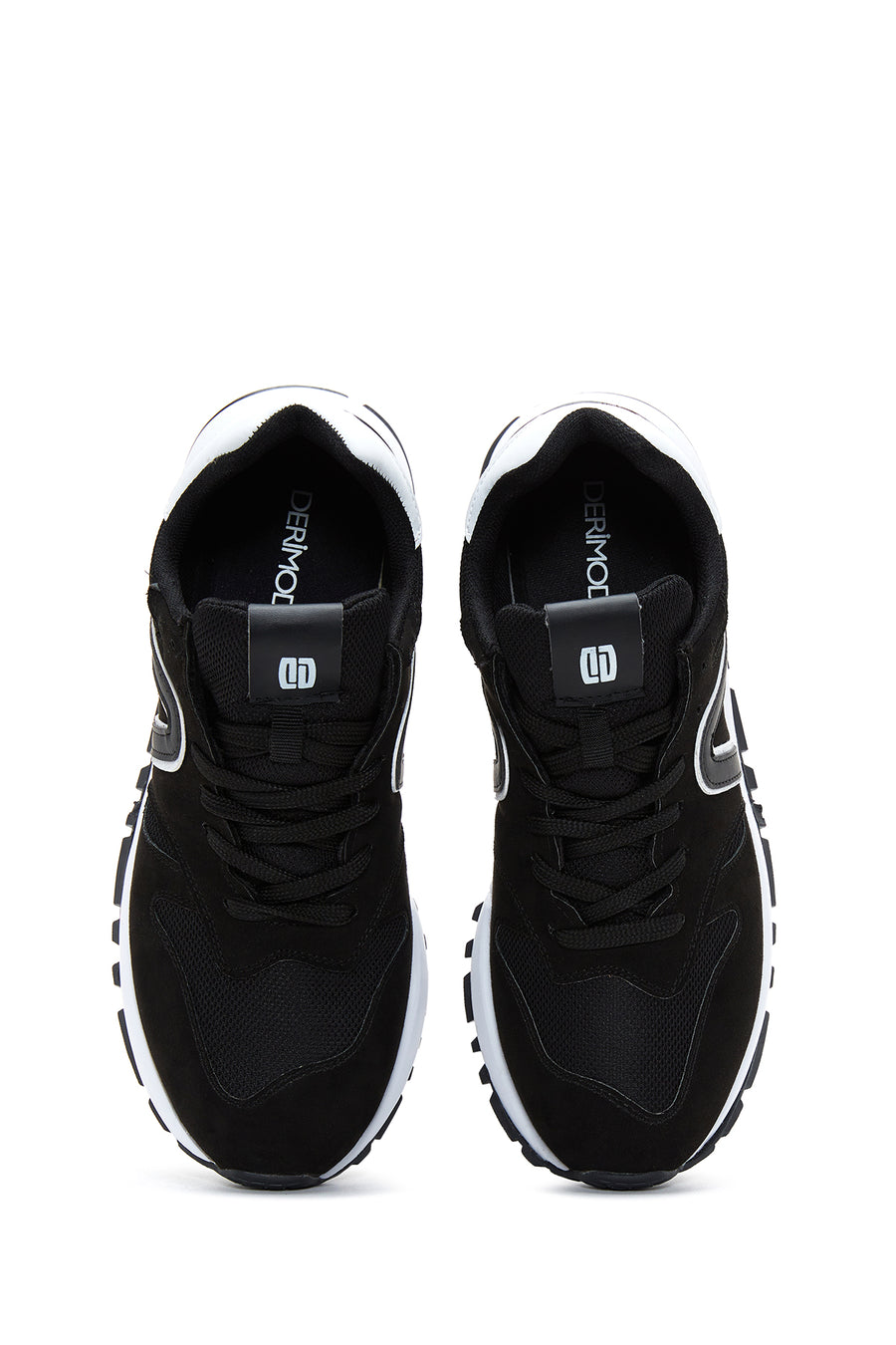 Erkek Siyah Süet Deri Sneaker