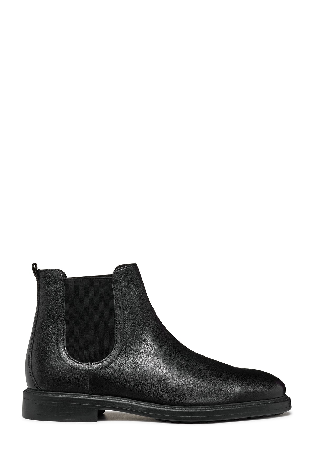 Geox Men's Black Tiberio Leather Chelsea Boots U46G5A000JDC9999 | Derimod