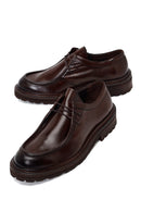 Derimod Black Male Brown Lace-up Leather Casual Shoes | Derimod