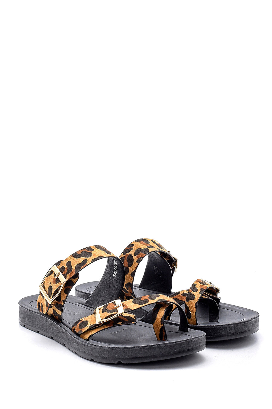 Women's Leopard Patterned Slippers