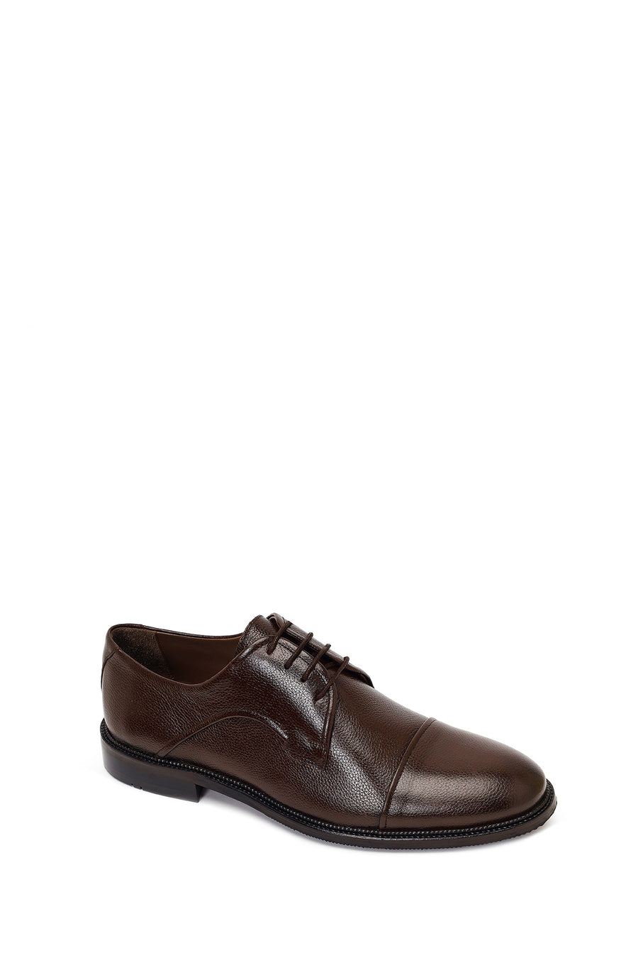 Male Brown Lace-up Leather Casual Shoes