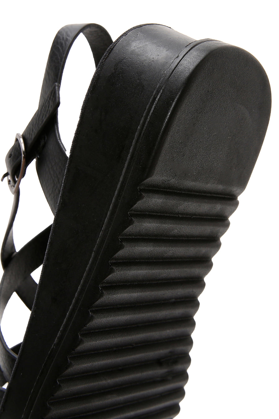 Women's Black Ankle Strap Sandals