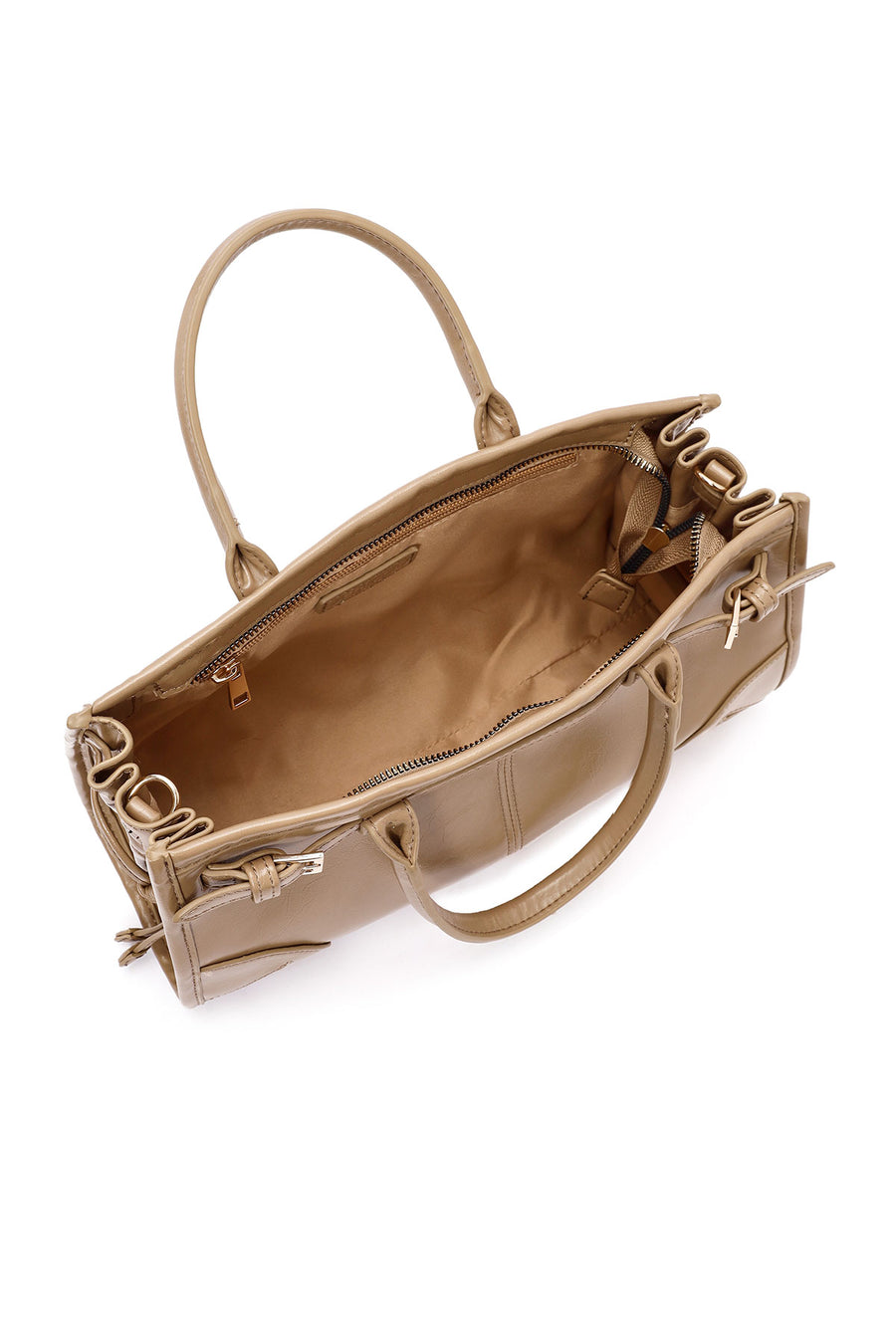 Women's Beige Long Strap Shoulder Bag