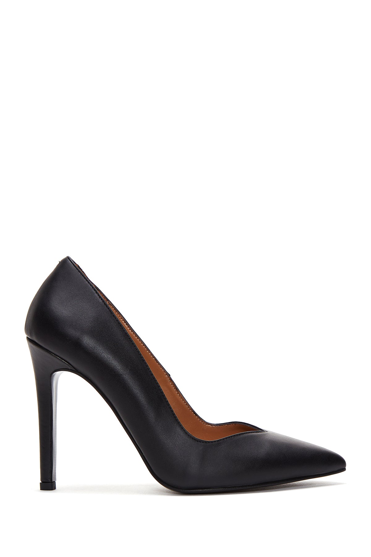 Kadın Siyah Deri Stiletto 22WFD160418 | Derimod