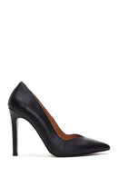 Kadın Siyah Deri Stiletto | Derimod