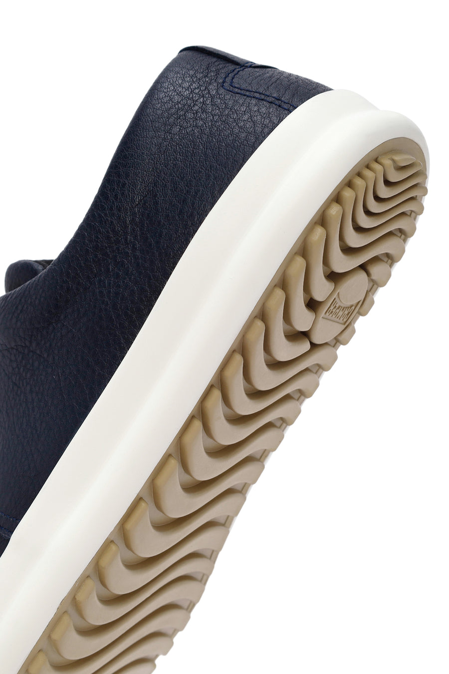 Camper Men's Navy Blue Chasis Lace-Up Leather Casual Shoes