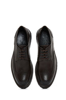 Men's Brown Lace-Up Thick Soled Leather Casual Shoes | Derimod