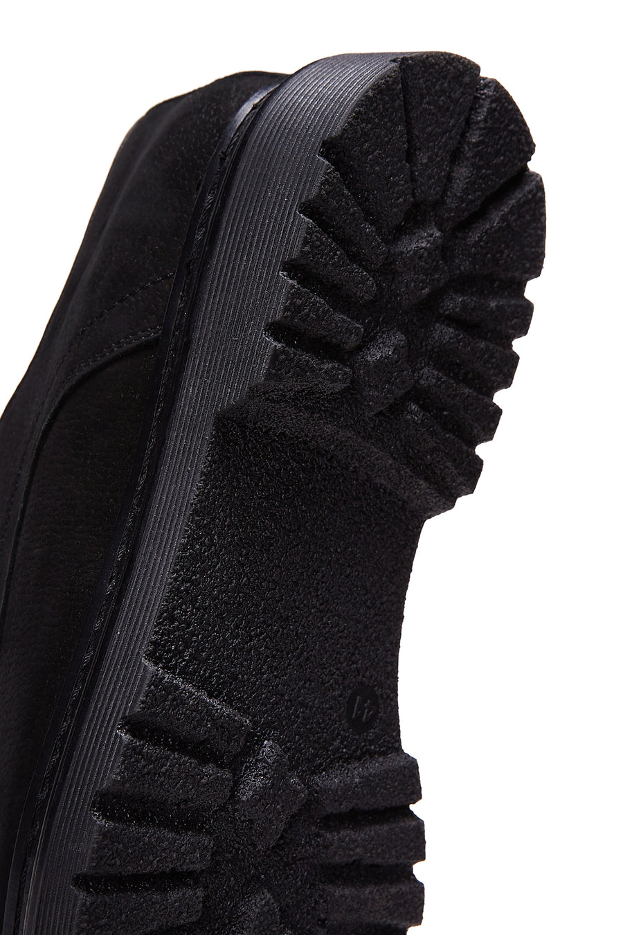 Men's Black Nubuck Leather Shoes