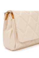 Women's Cream Quilted Shoulder Bag | Derimod