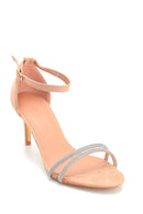 Kadın Taş Detaylı Topuklu Sandalet | Derimod