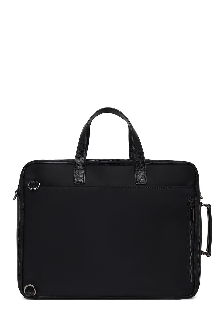 Male Black Fabric Briefcase