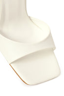 Women's White Ankle Buckle Thin Heel Sandals | Derimod