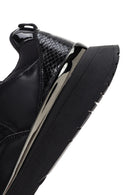 Women's Black Thick Soled Sneaker | Derimod