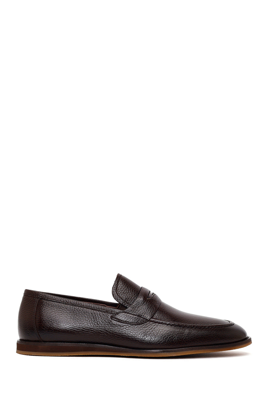 Male Brown Leather Classic Loafer 26SFD6014FT | Derimod