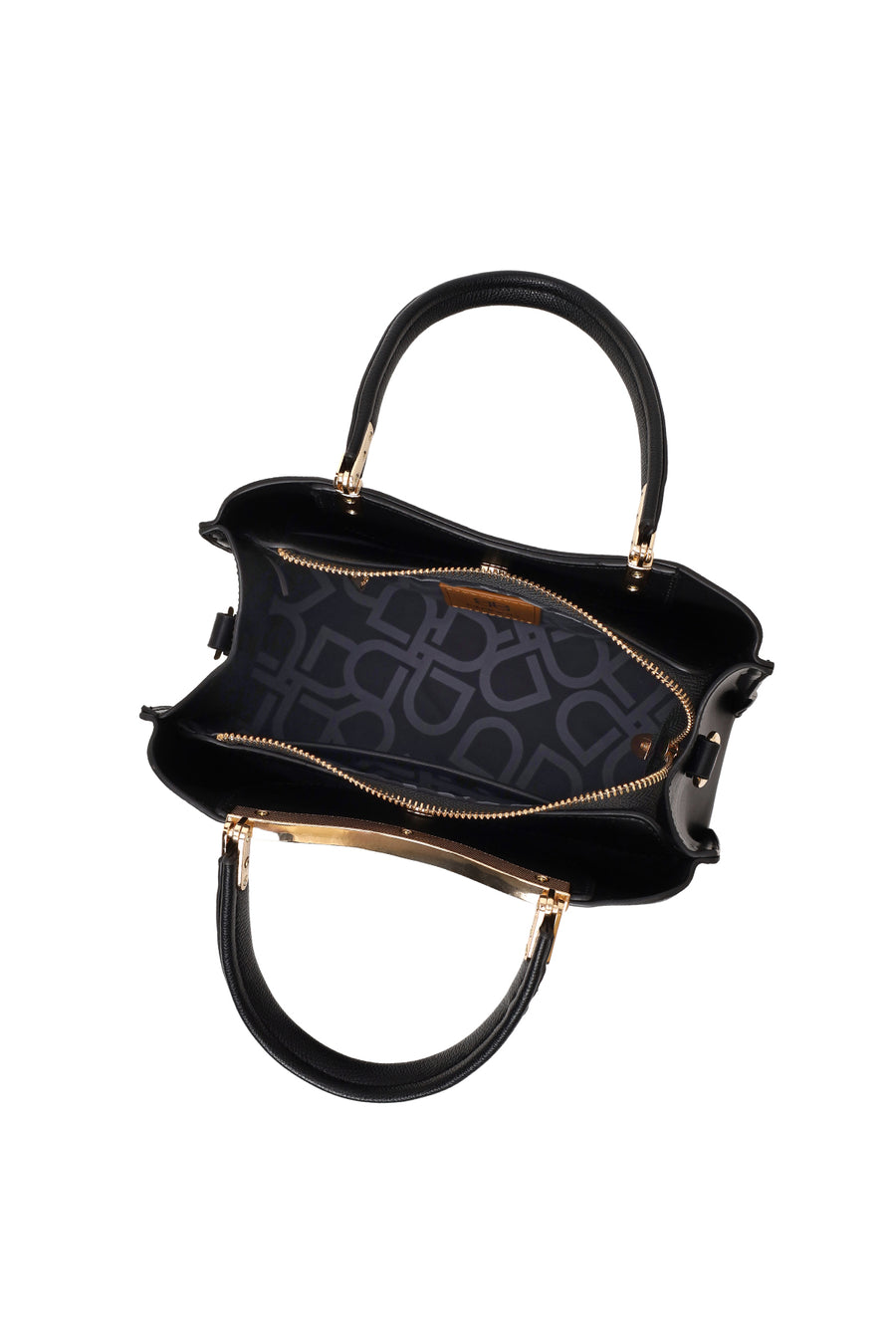 Woman Black Long-Strap Shoulder Bag