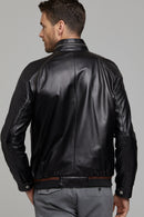 Costa Men's Leather Jacket | Derimod