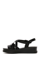 Women's Black Ankle Strap Sandals | Derimod