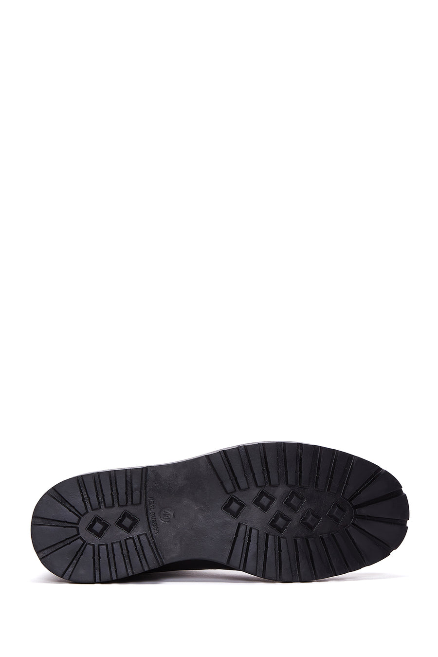 Men's Black Leather Zippered Casual Boots