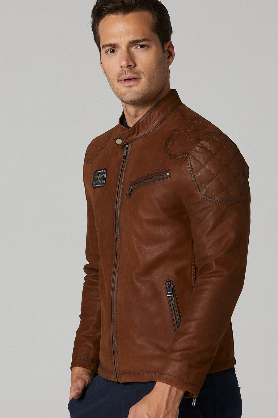 Barry Men's Leather Jacket