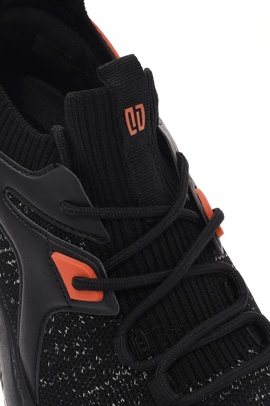 Derimod Zero Men's Black Lace Up Fabric Sneaker