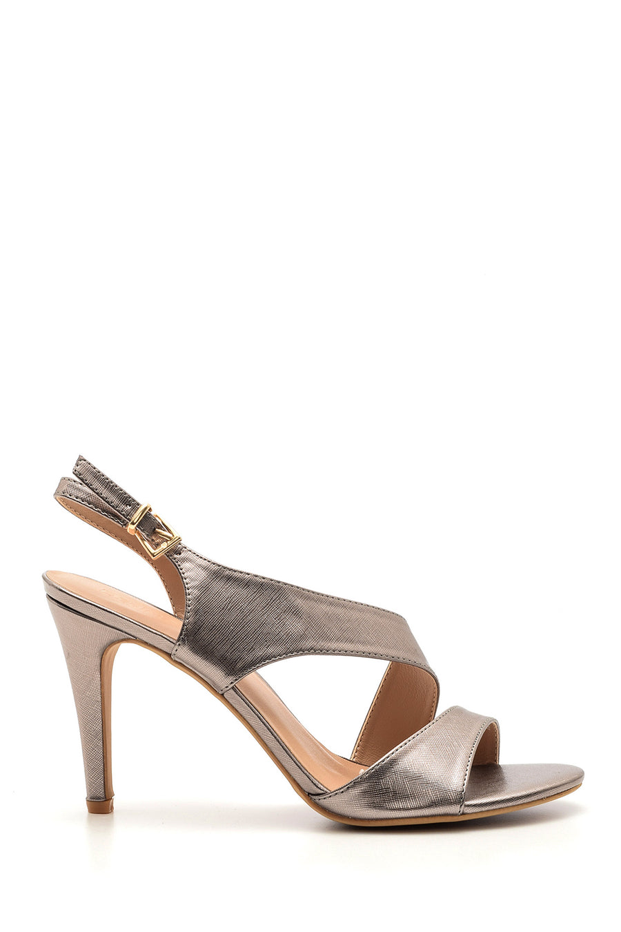 Women's Silver Heeled Shoes 19SFE231032 | Derimod