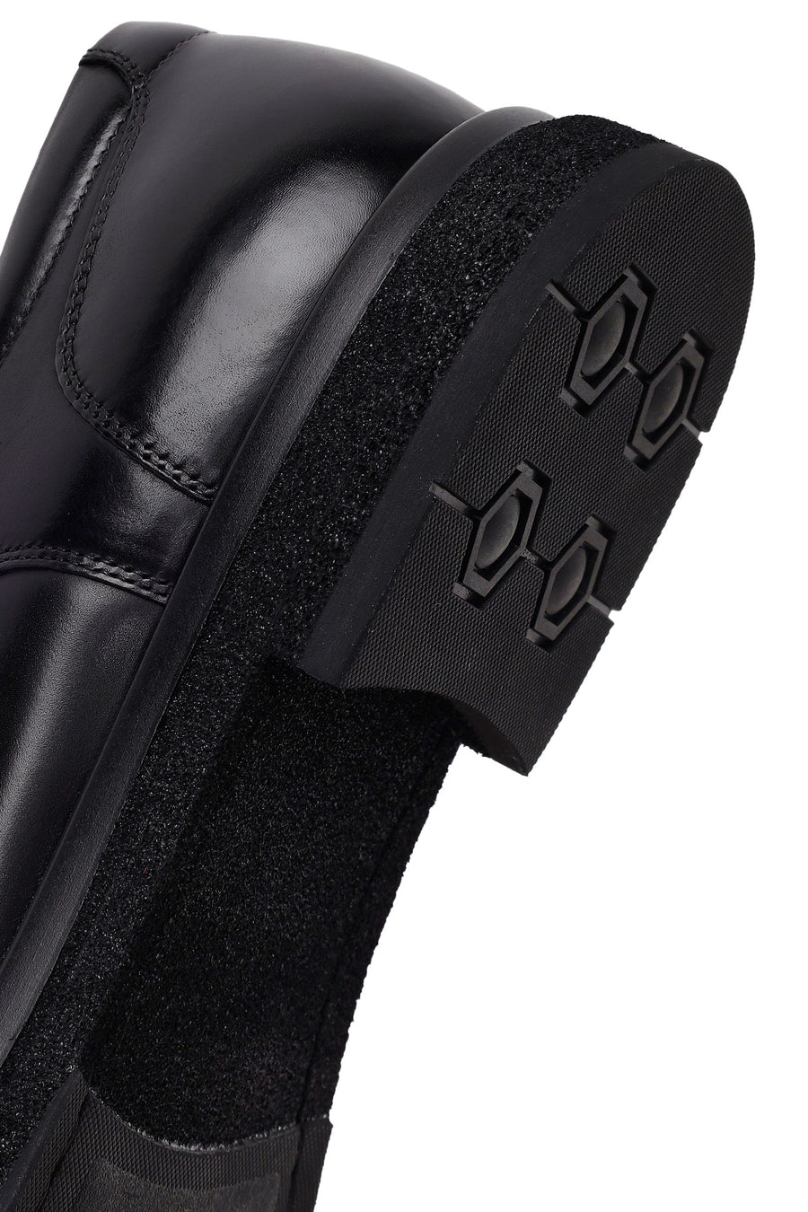 Male Black Lace-Up Leather Casual Shoes