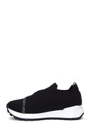 Women's Black Stone Sneaker | Derimod