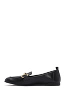 Women's Black Masculine Loafer | Derimod