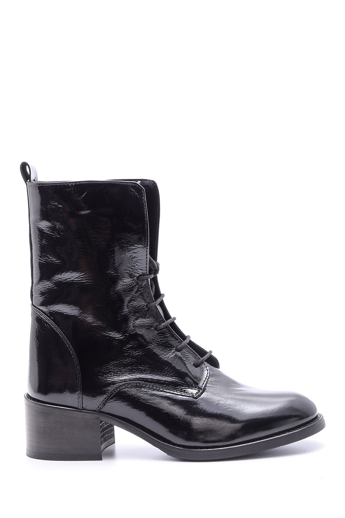 Women's Patent Leather Boots 19WFD280616 | Derimod